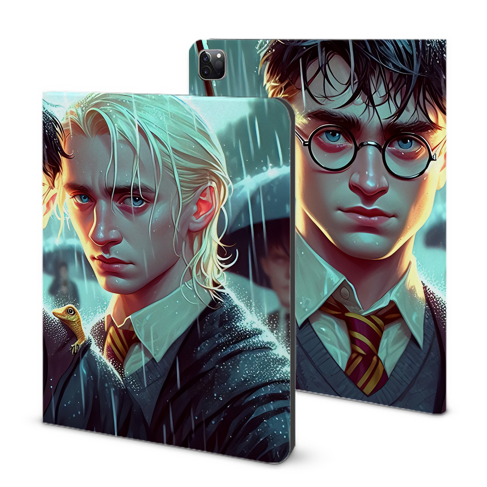 （画像用） Harry Potter ハリー・ポッターシリーズ IPad ケース ブック型 PUレザー TPU 耐衝撃 軽量 薄型 ペン収納なし 全面保護 IPad 各モデル対応